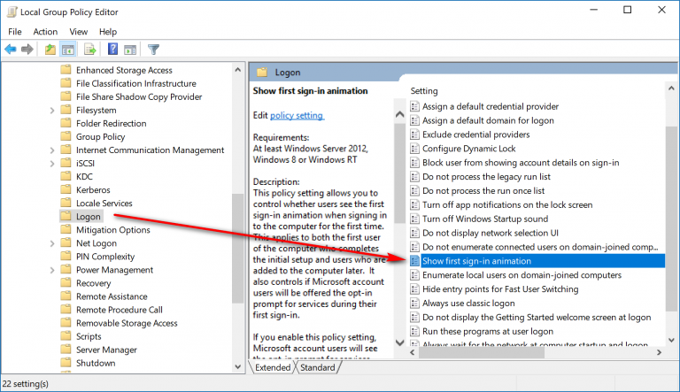 Turn on/off user first sign-in animation in Windows 10 [Tip] | dotTech